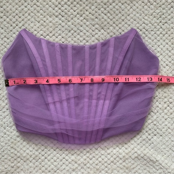 Windsor Purple Corset - Picture 3 of 8